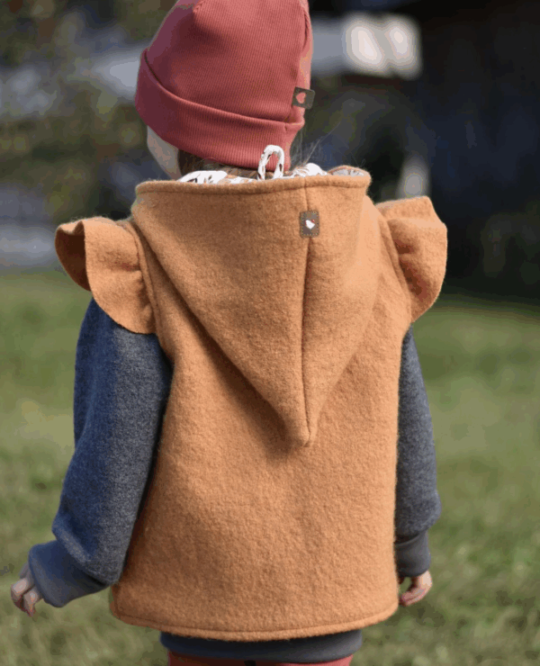 Wunsch Walkweste Flügel hinten