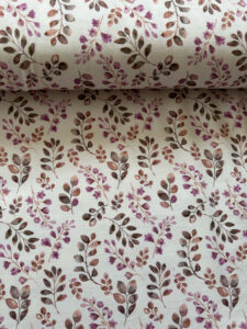 Jersey Blätter Mauve