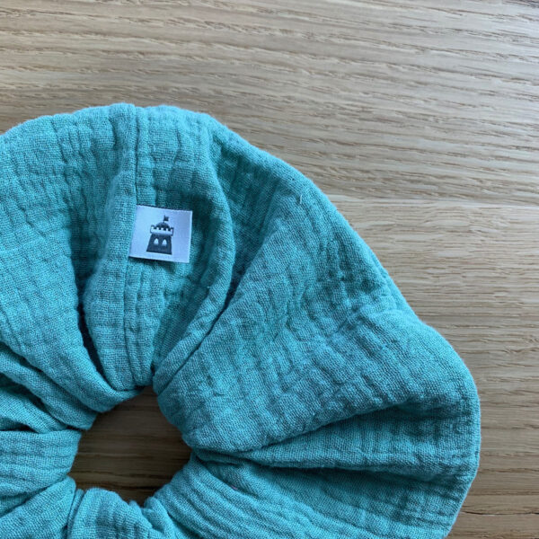 Wunsch Scrunchie „Big“ Musselin – Bild 2