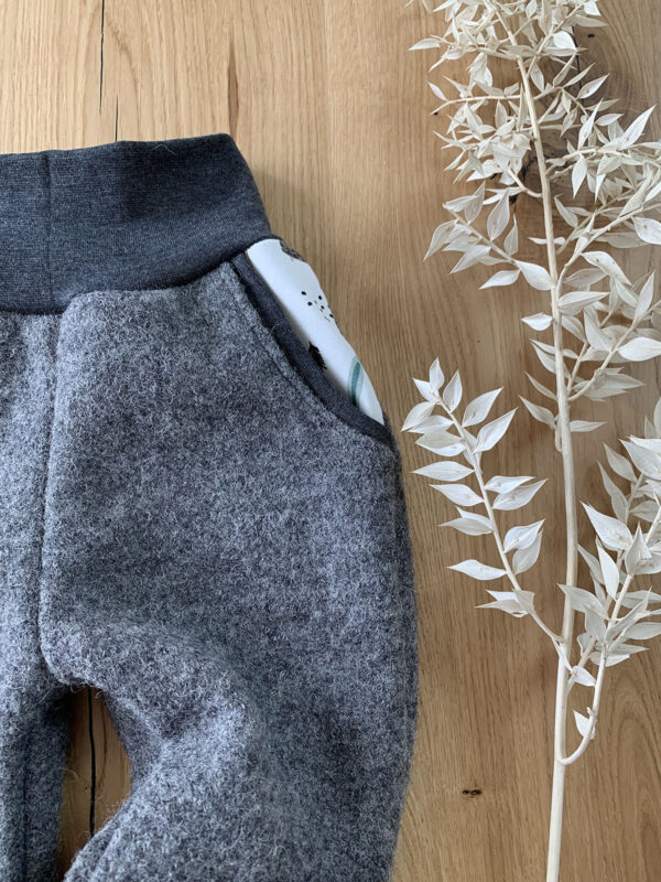 Walkhose Grau Gr. 86/92 – Bild 2