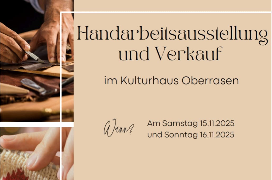 Handarbeitsausstellung-Rasen