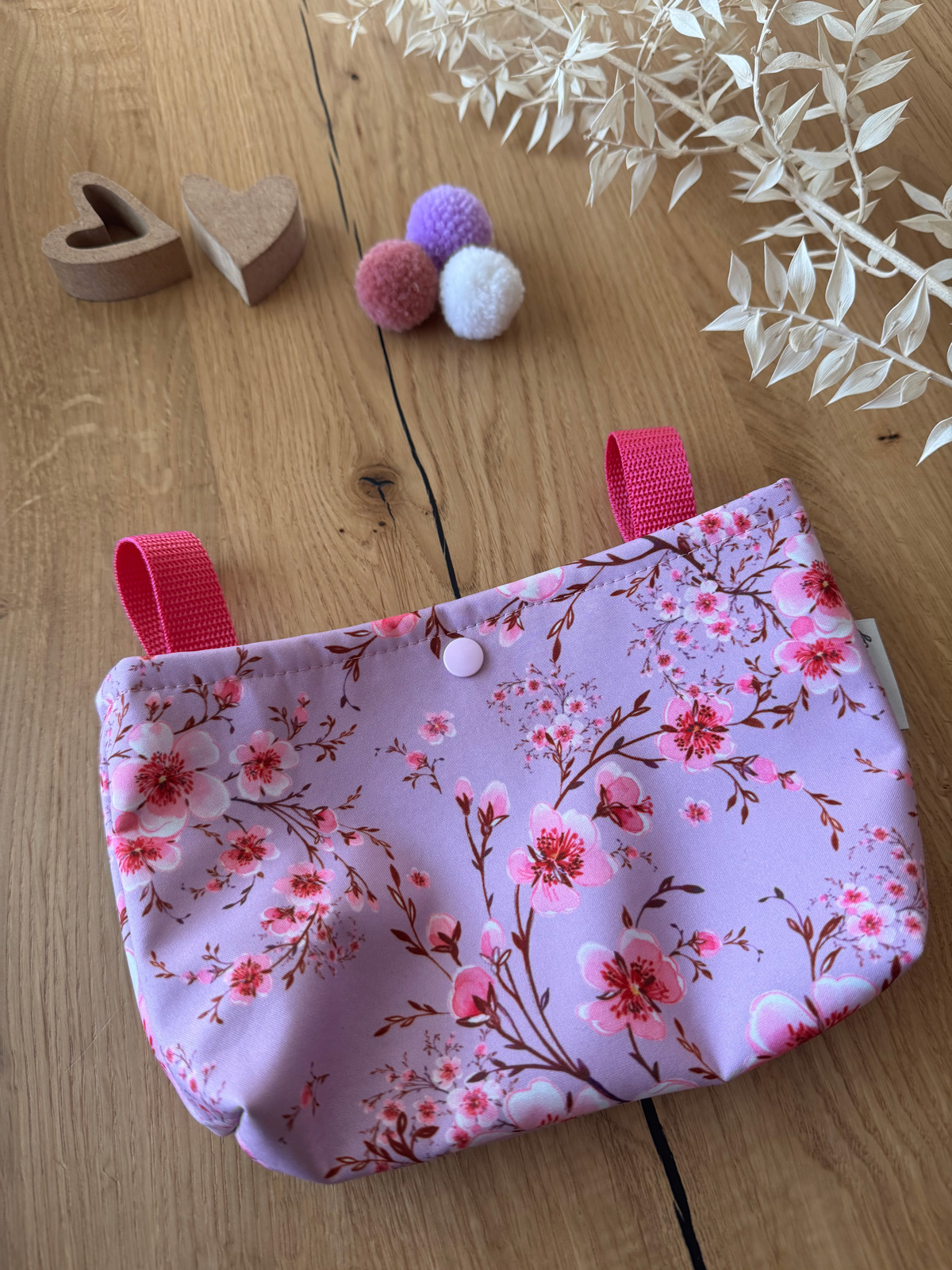 Lenkertasche Kirschblüten – Bild 2