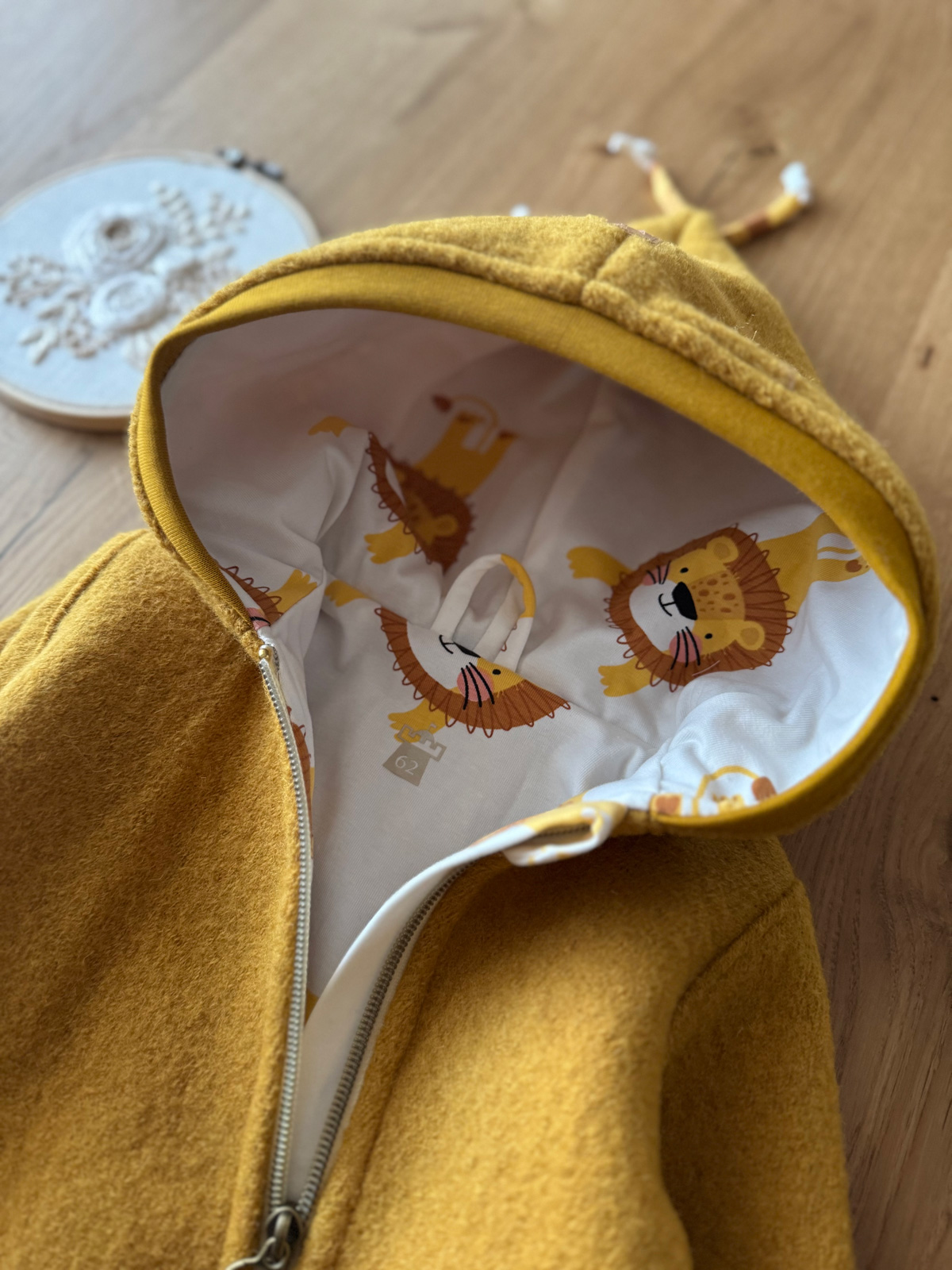 Walkoverall Zimtbeere/Fuchs&Igel Gr.80 – Bild 2