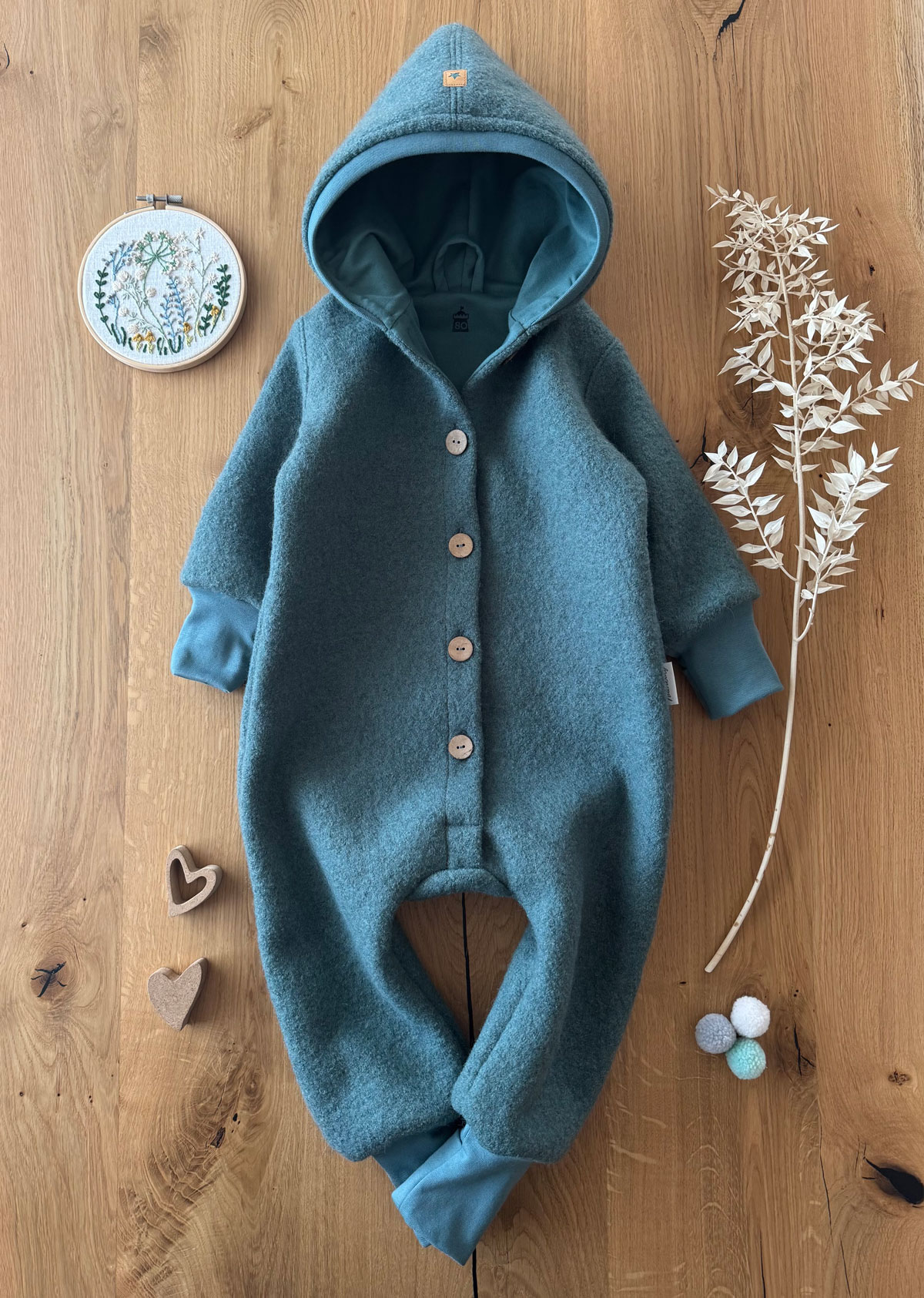 Walkoverall Salbei Gr.80