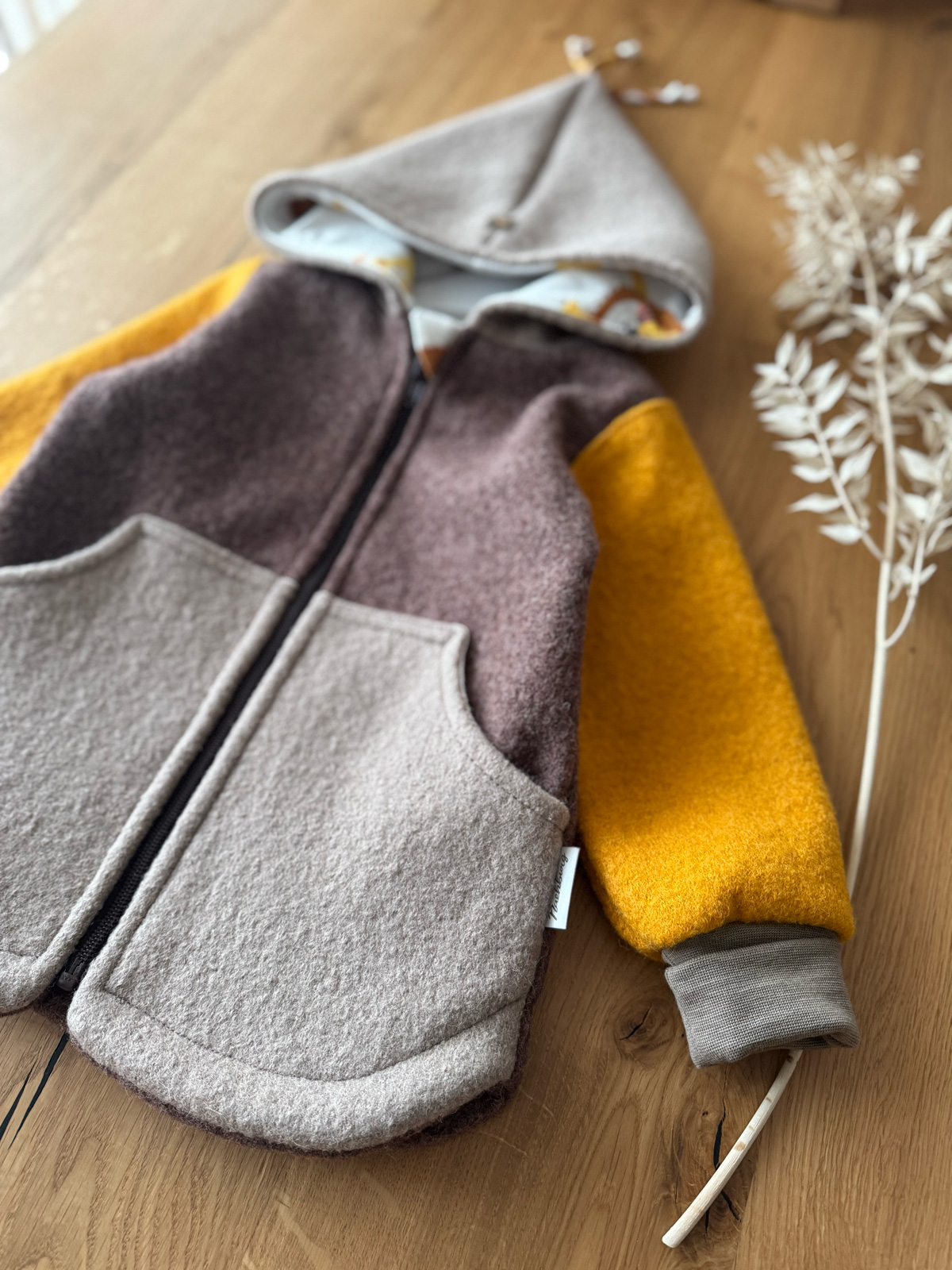 Wunsch Walkjacke Colorblock – Bild 3