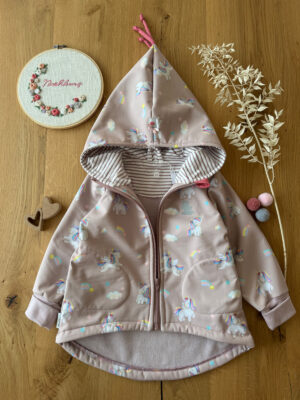 Softshelljacke Einhorn Gr.98