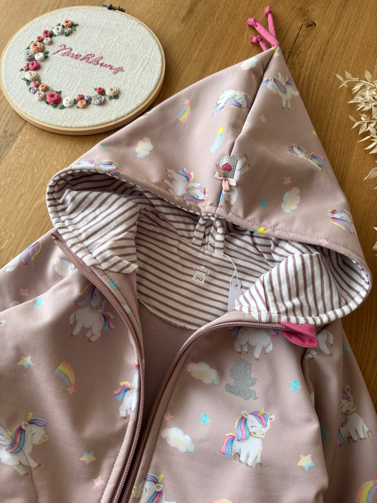 Softshelljacke Einhorn Gr.98 – Bild 3