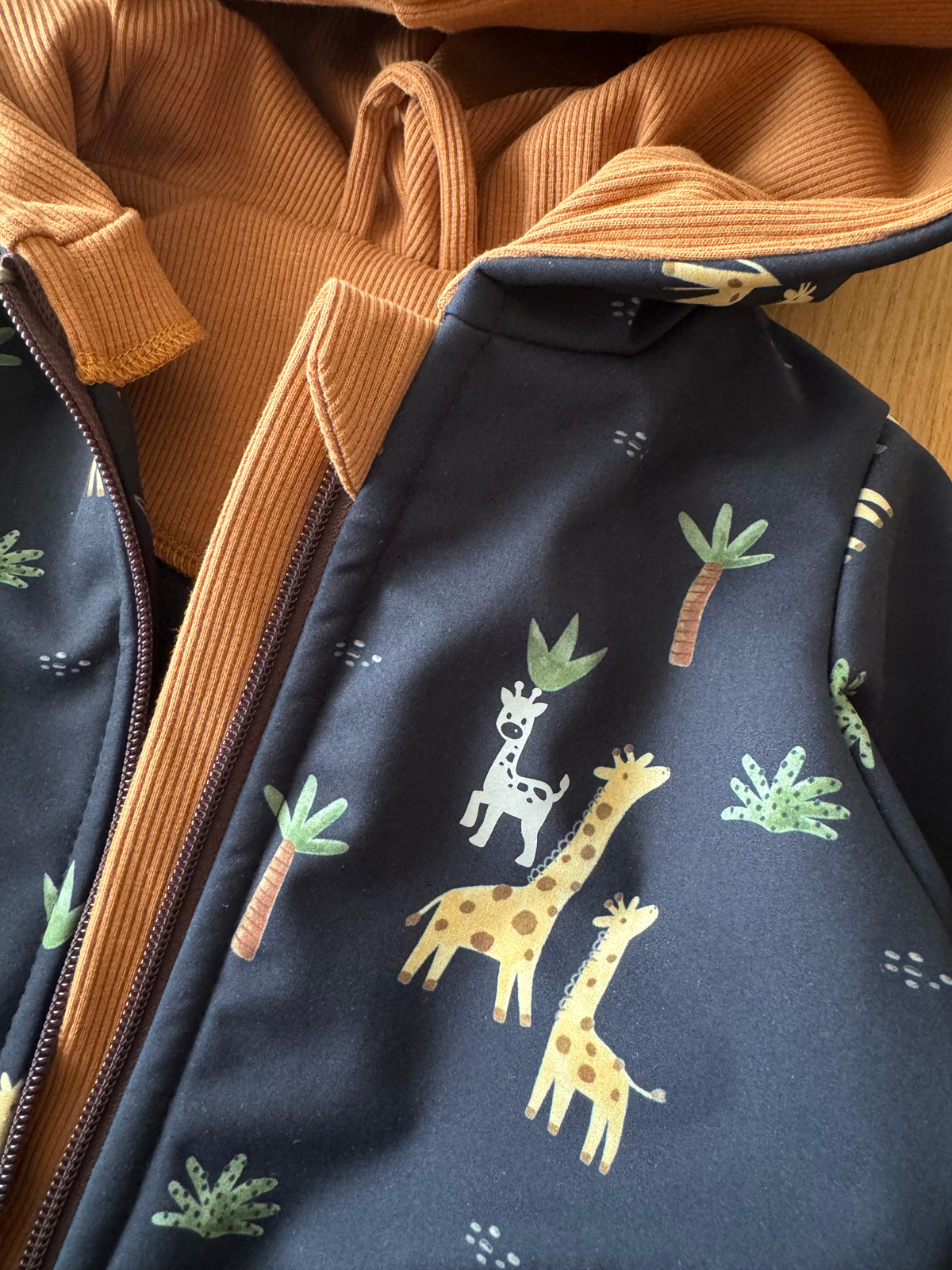 Softshelljacke Giraffen Gr.92 – Bild 4