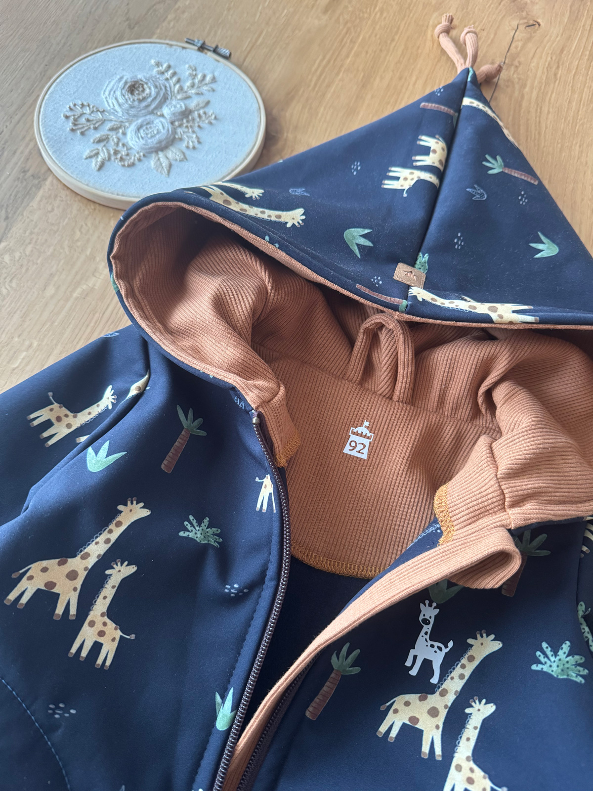 Softshelljacke Giraffen Gr.92 – Bild 6