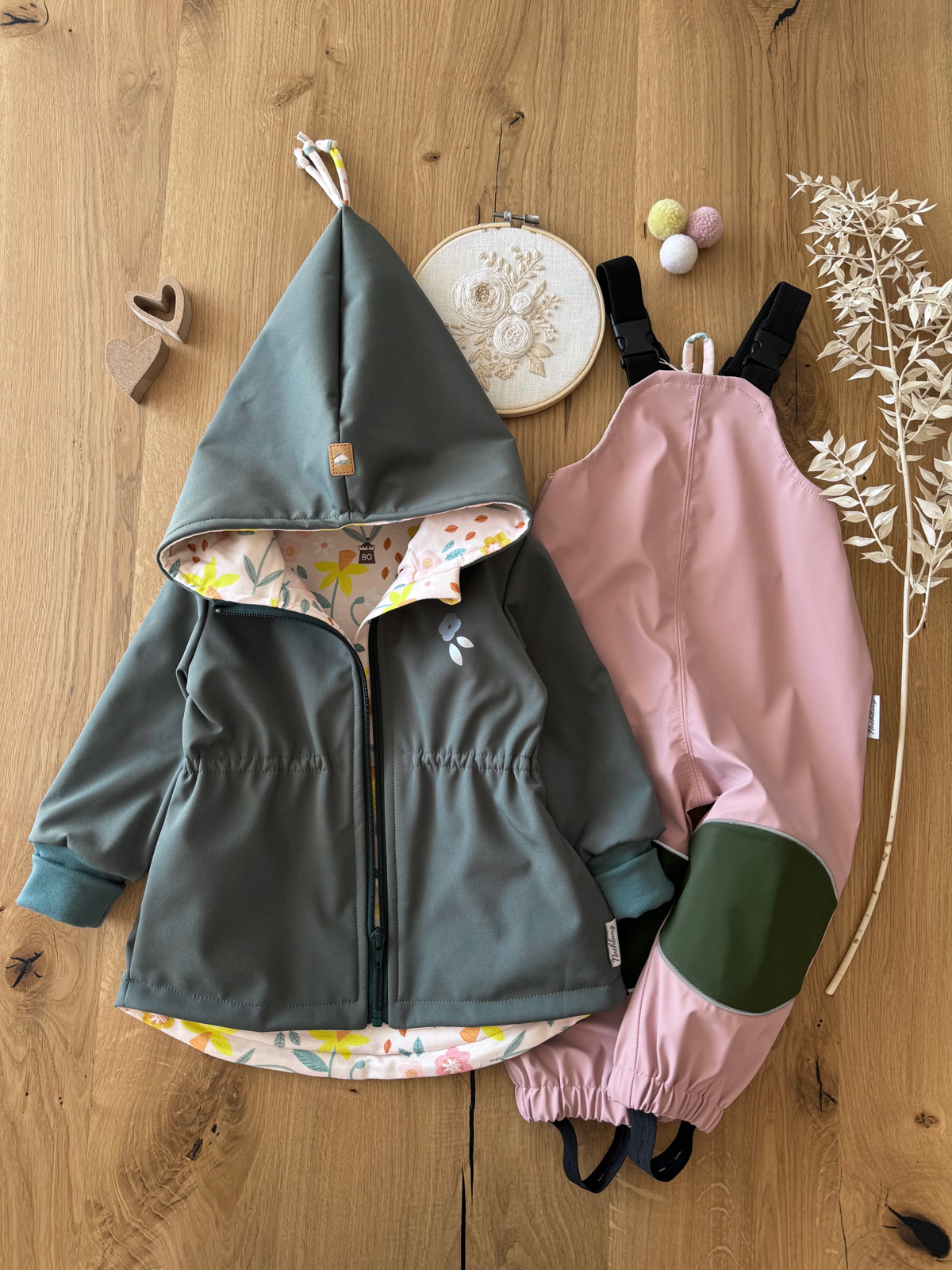 Softshelljacke Olive Gr.80 – Bild 3