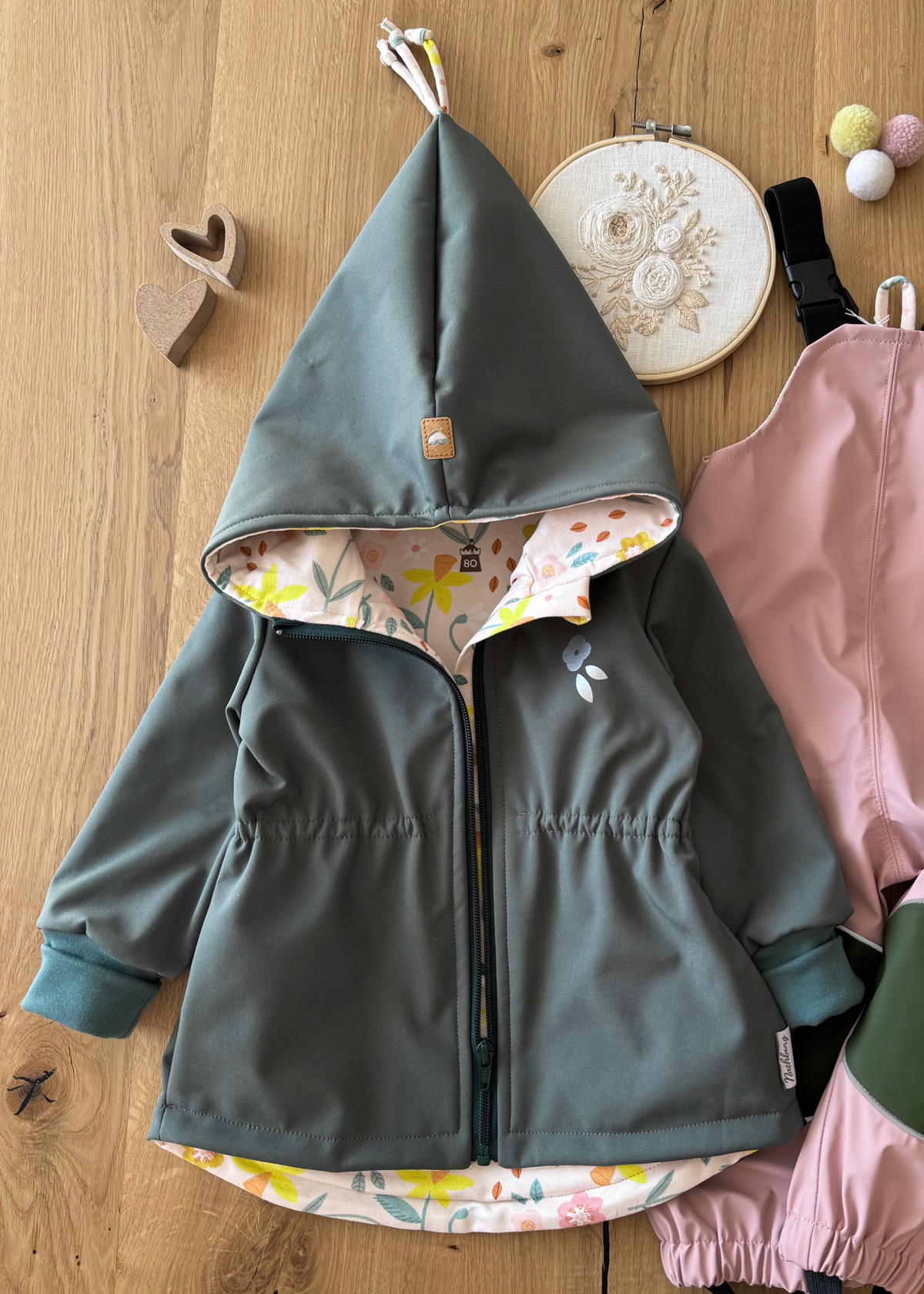 Softshelljacke Olive Gr.80