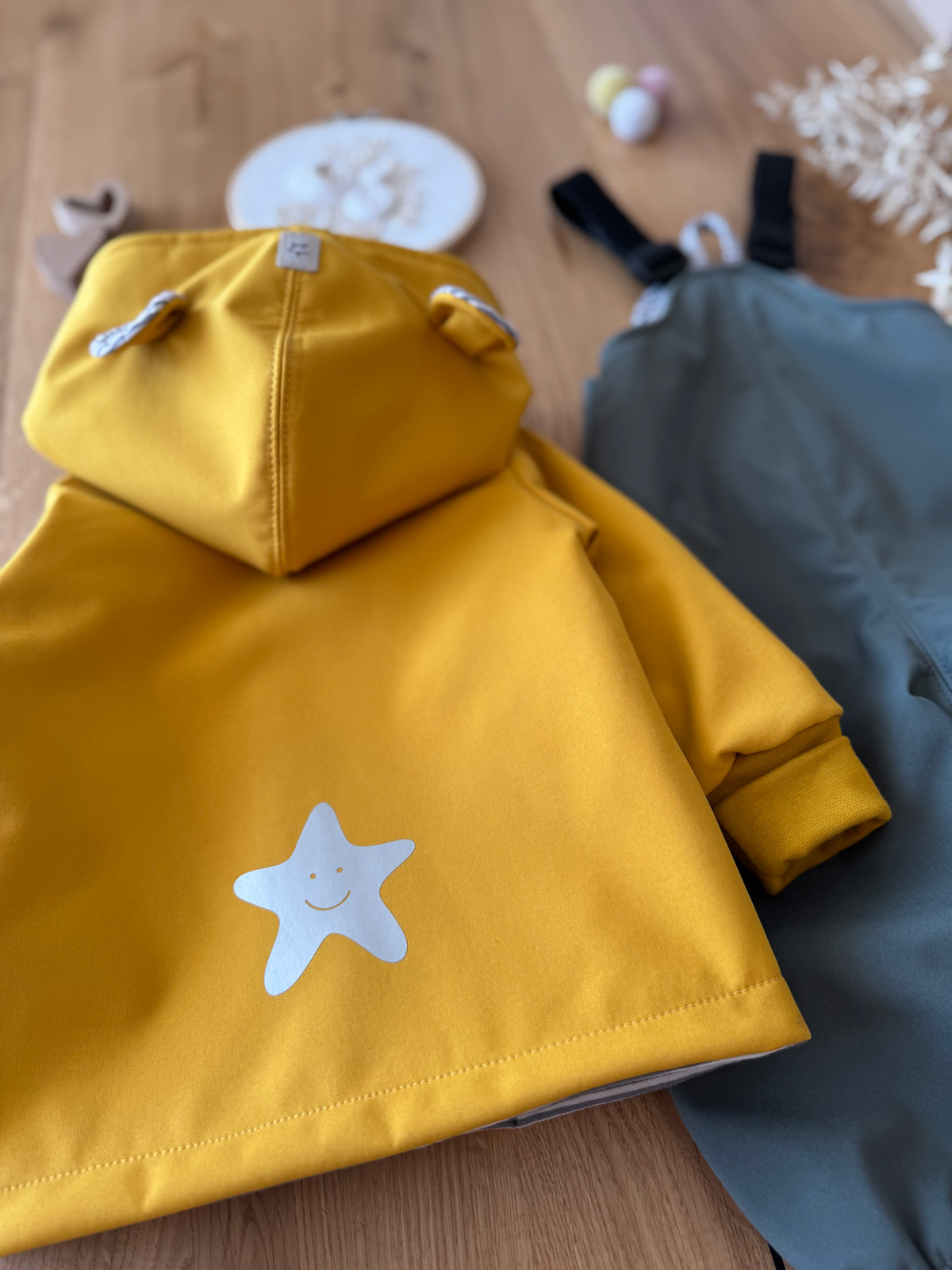 Softshelljacke Senf Gr.74 – Bild 2