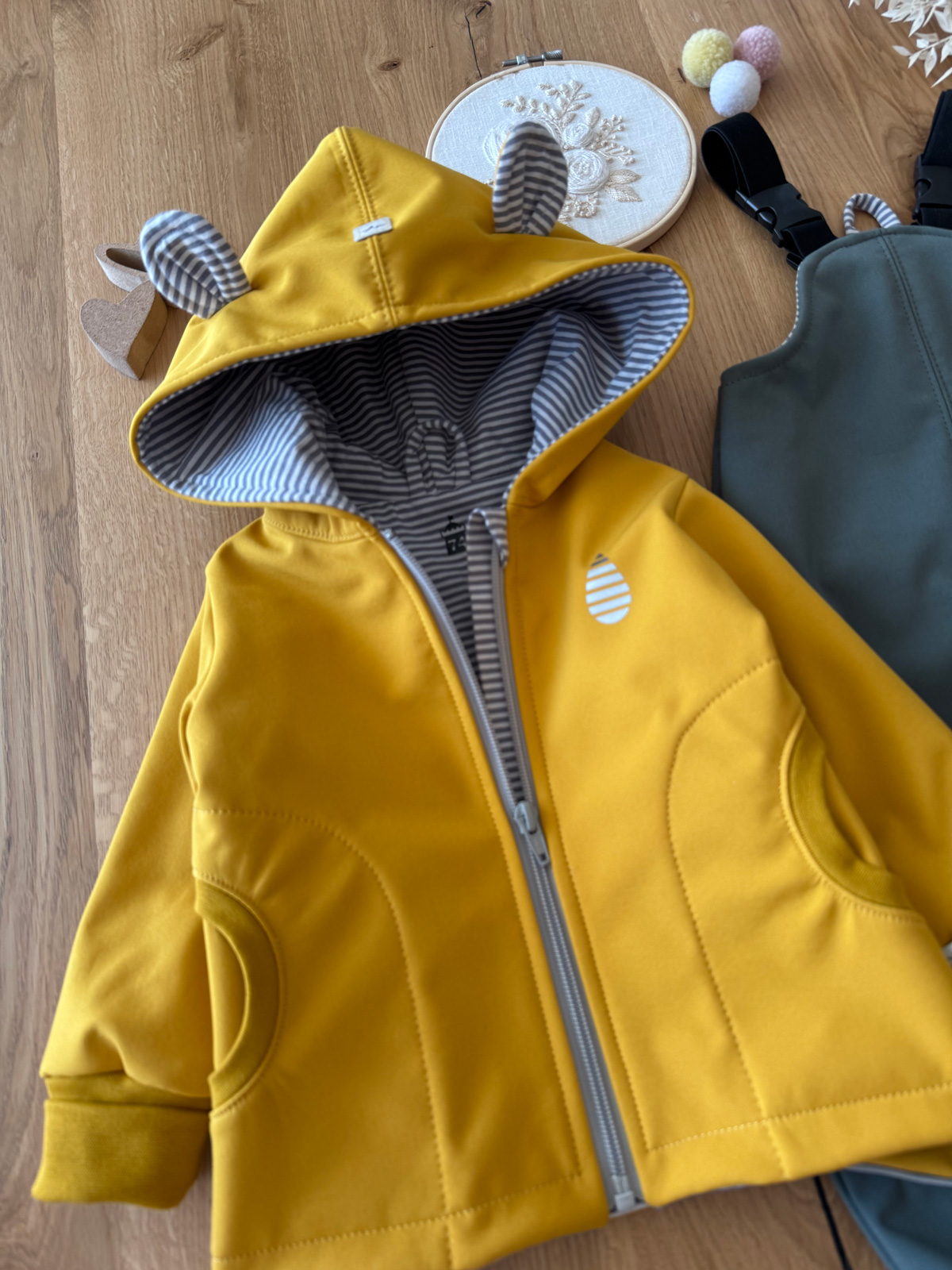 Softshelljacke Senf Gr.74