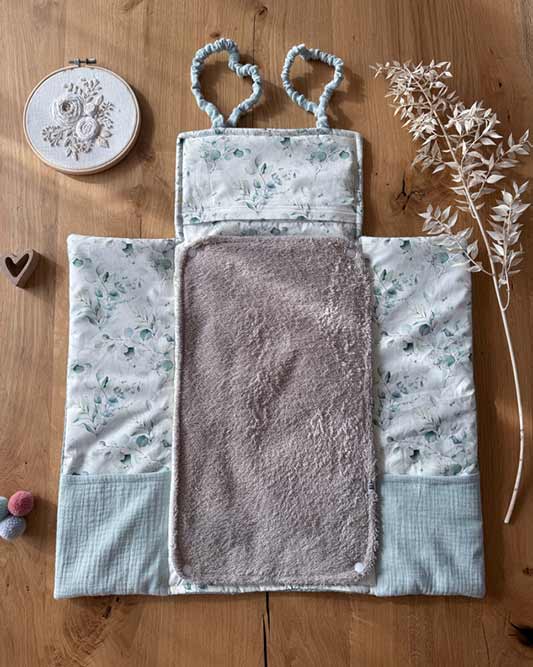Wickeltasche VIKI Altmint Eukalyptus