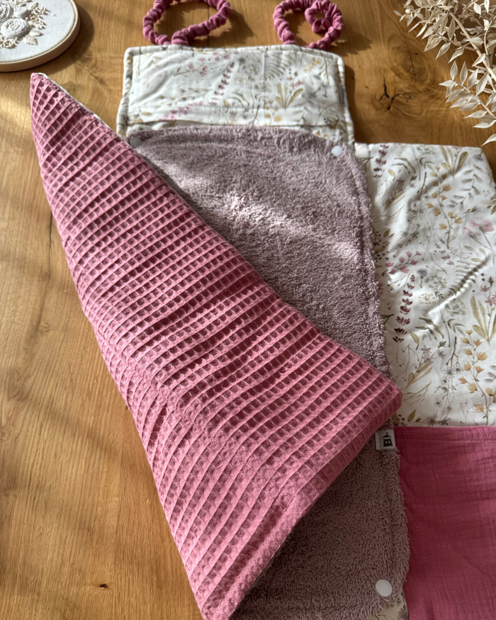 Wickeltasche VIKI Beere Gräser Mauve – Bild 4