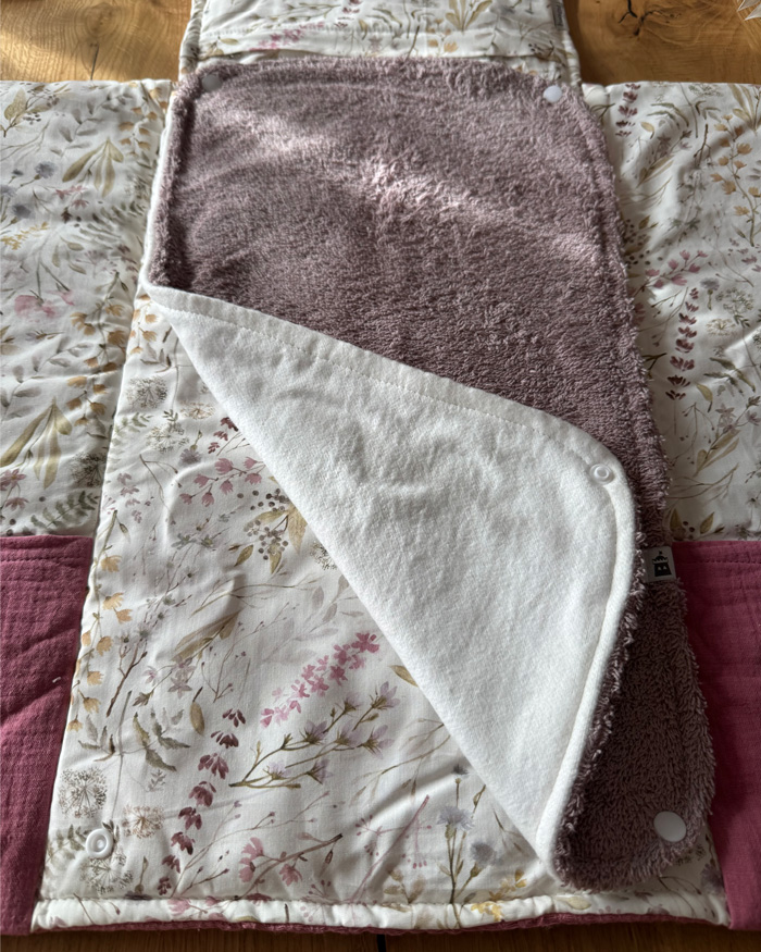 Wickeltasche VIKI Beere Gräser Mauve – Bild 5