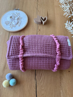 Wickeltasche VIKI Altrosa Antic Birnen