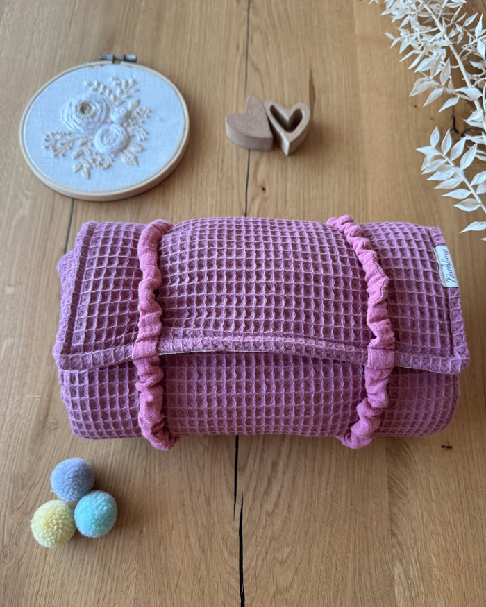 Wickeltasche VIKI Altrosa Antic Birnen