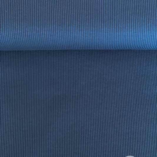 Ribjerseystoff dunkles Jeansblau von Naehburg für Ribbeanies